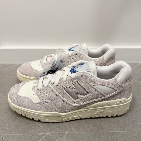 New Balance x Aime Leon Dore 550 Sneakers Gray Suede white blue 6.5 NIB - Picture 2 of 8